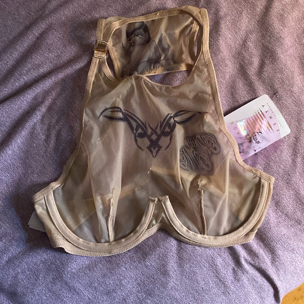 NWT Savage Fenty x Soto gang corset style bra crop top